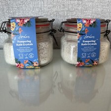 2 X Jars joules Pampering Bath Crystals