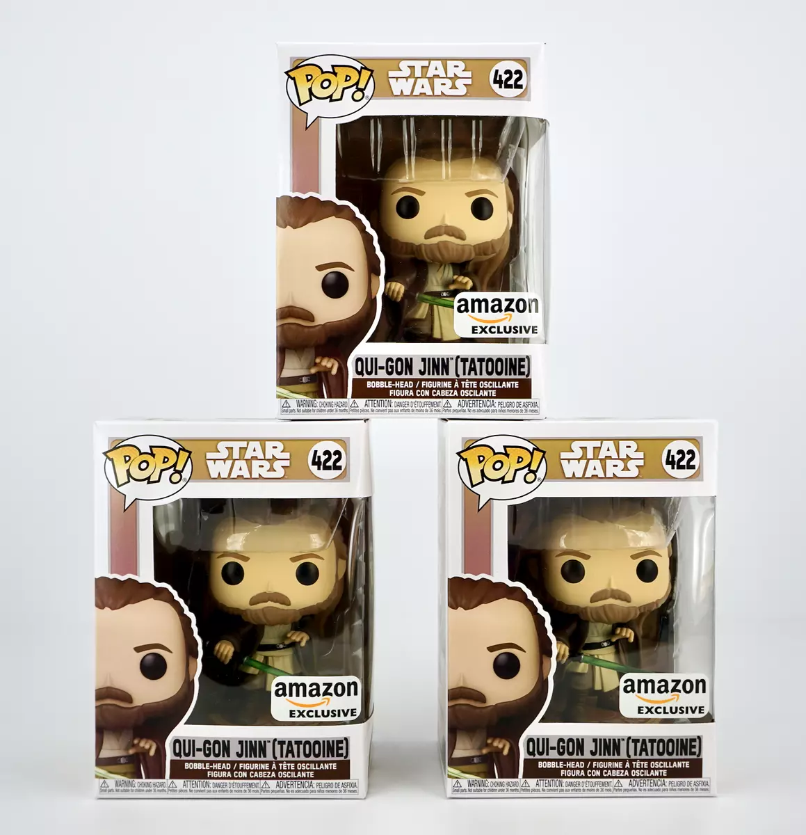 Funko Pop! Star Wars: Across The Galaxy - Qui-Gon Jinn (Tatooine) Exclusive  