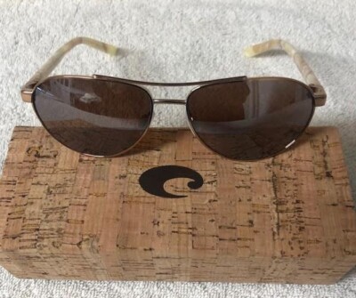 COSTA DEL MAR GOLD POLARIZED  SUNGLASSES FERNANDINA-06S4007 40071057  - NEW!