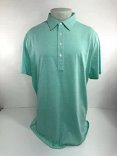 CRIQUET - NEW w TAG Organic Cotton Austin Mens XXL Green Short Sleeve Polo Shirt