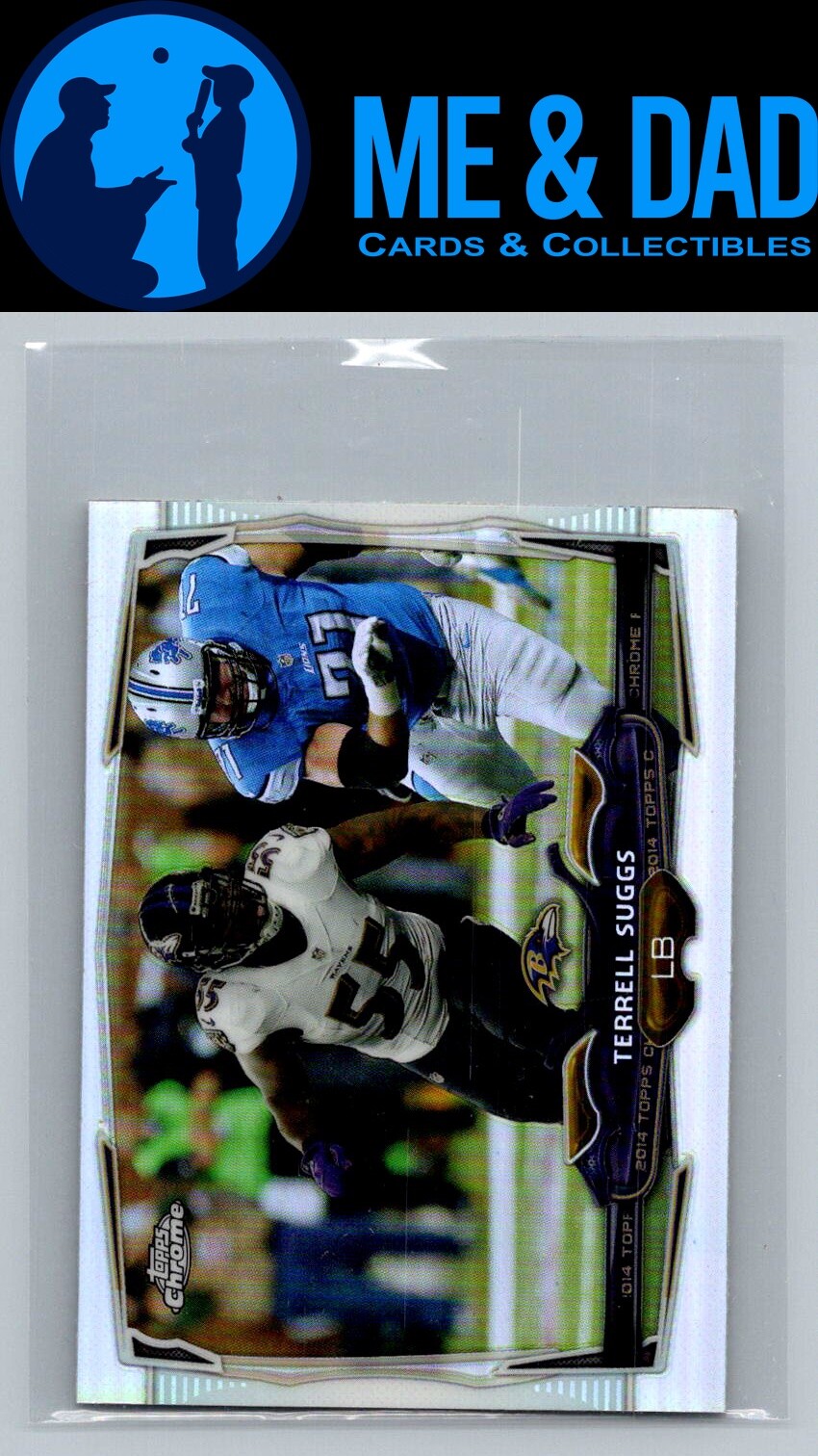 2014 Topps #34 Terrell Suggs Chrome Silver