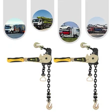 Heavy Duty Ratcheting Chain Binders 2 PCS Truck Ratcheting Chain Load Binders