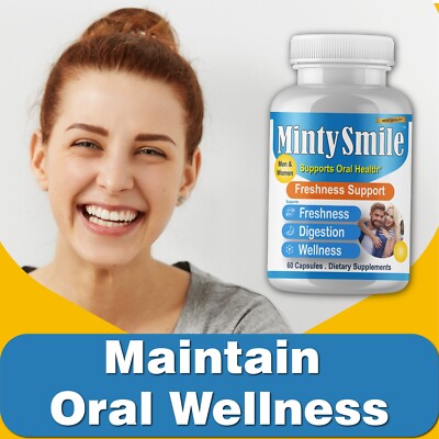 Oral Probiotics for Bad Breath Teeth, Gum Support Oral Health & Fresh Breath 60C