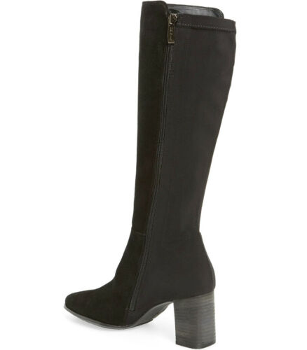 NEW PAUL GREEN Jackie Water Resistant Suede/Stretch Panel Tall Boot w/Zip US 10 - Picture 2 of 12