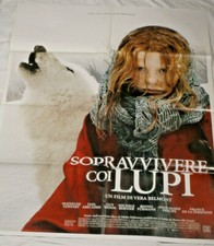 PRL) SOPRAVVIVERE COI LUPI ITALIE ITALY MOVIE POSTER CINEMA CINE FILM MANIFESTO