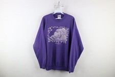 Vintage 90s Streetwear Womens Large Distressed Alaska Polar Bear Sweatshirt
