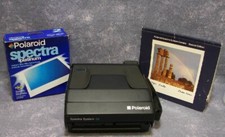 Polaroid Spectra System SE Instant Film Camera, Expired Film and Manual/1986