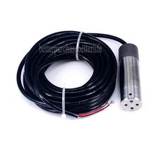 Submersible Water Level Transmitter Level Transducer Sensor 0-5mH2O 6m Cable 