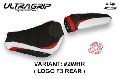 MV AUGUSTA F3 2012-2019 Tappezzeria Italia Sitzbezug WEISS - ROT 198