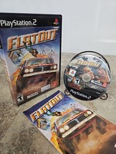 Flatout 1 (Sony PlayStation 2, 2005) PS2 Complete TESTED Black Label W/ Manual
