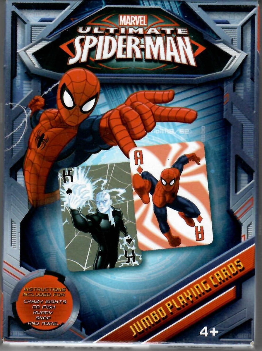 Marvel Ultimate Spider-man Jumbo Playing Cards | eBay