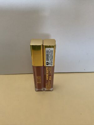 2x Milani Amore Matte Lip Crème #10 Adorable Damage Container