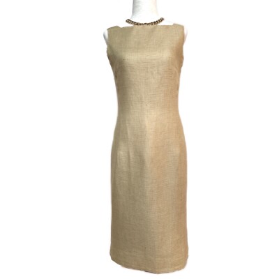 linen bow dress Louvre Bow Back Linen Dress main image 1