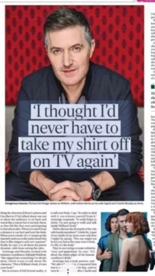 Richard Armitage Full Frontal 50 RA Interview Obsession Zeitungsausschnitt 2023