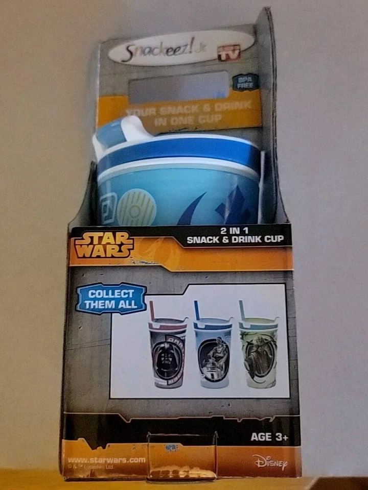 Snackeez 2 in 1 Drink & Snack Cup C-3PO Star Wars As Seen On TV New In Box - Image 4 of 4