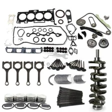 G4KC 2.4L Engine Overhaul Rebuild Kit w/ Crankshaft & Rods & Timing Kit For KIA