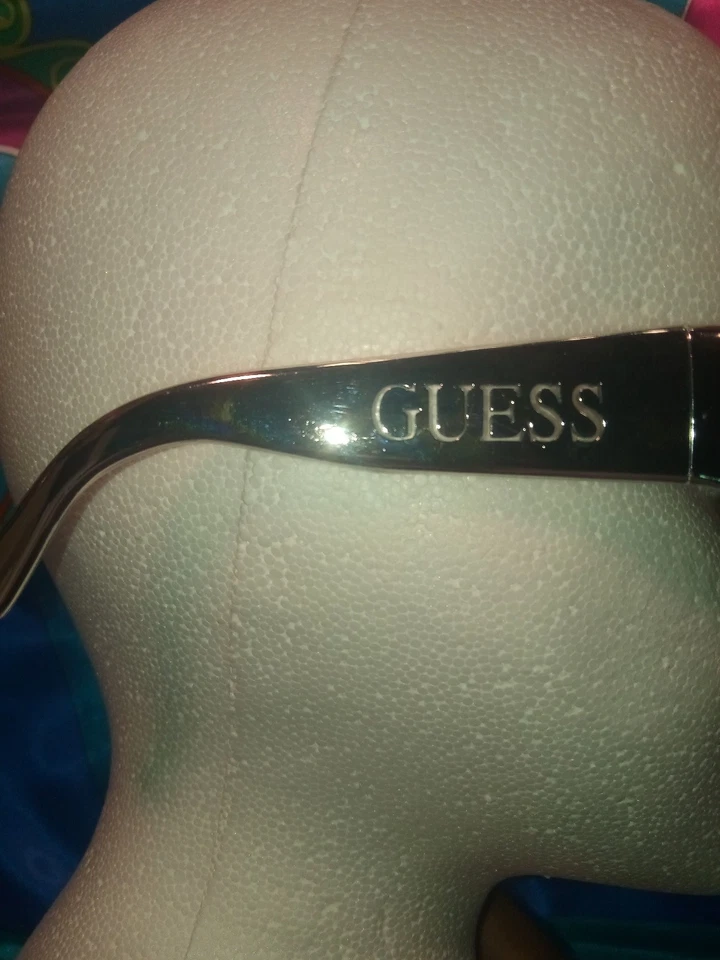 Gafas de sol GUESS CROMADAS MODELO #X5 *HECHAS EN ITALIA* *ENVÍO GRATUITO* ¿ADIVINA? RARO Foto 4 de 4
