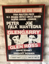 Glengarry Glen Ross Signed Poster 1985 Peter Falk, Joe Mantegna,J.T. Walsh + 5
