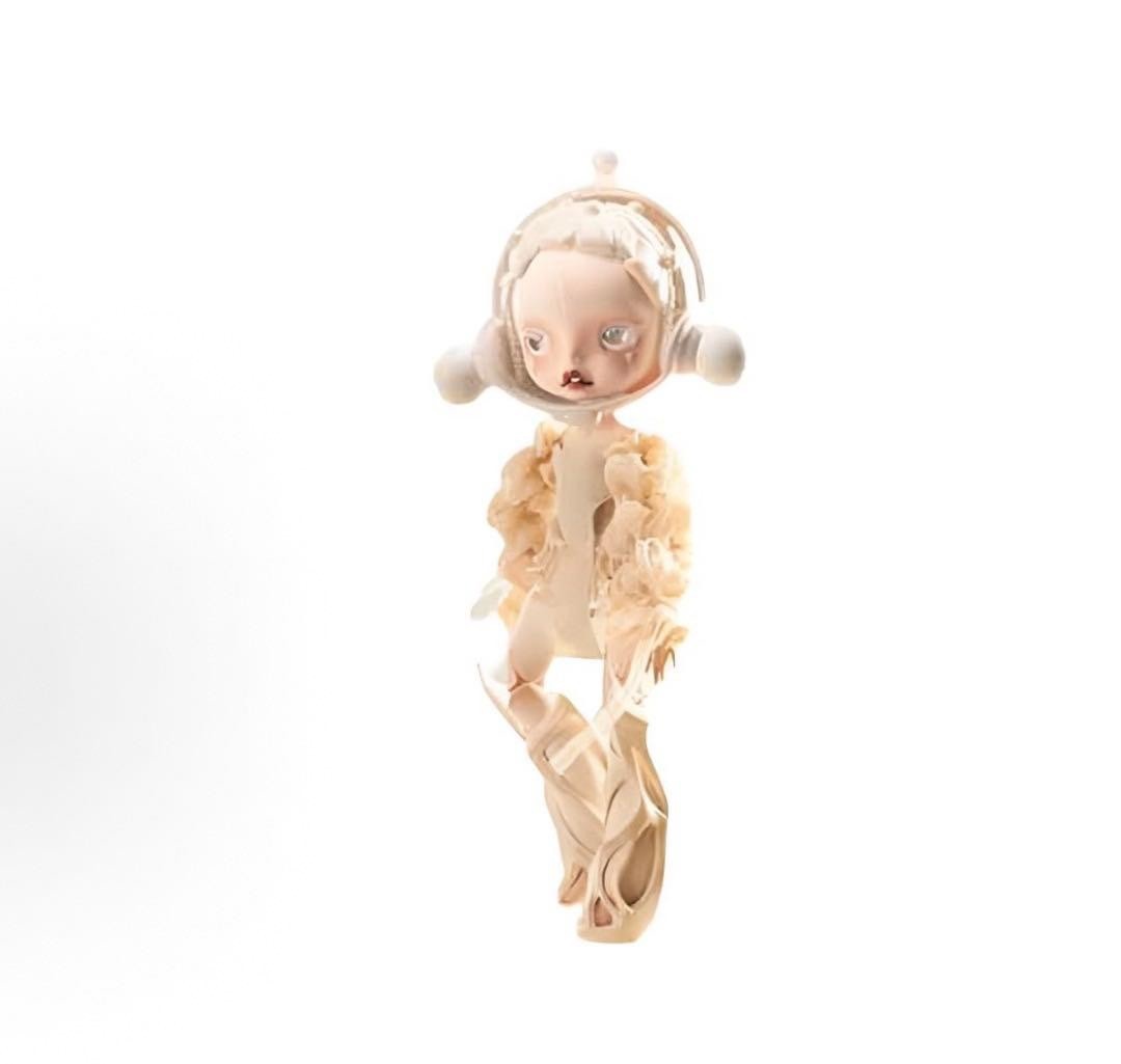 POPMART Skullpanda White Dew BJD Action Figure Unused POP MART