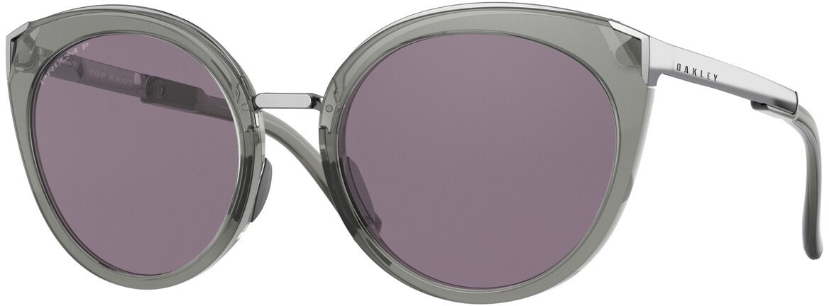 Oakley 0Oo9434 Top Knot Cat Eye Sunglasses - Onyx / Prizm Grey - Authentic New