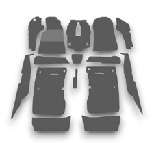 Teppichsatz Teppich für Mercedes W201 Gummi Absatzschoner grau Teppichsatz Teppich für Mercedes W201 Gummi Absatzschoner grau