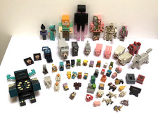 Mattel Minecraft LOT Warden 6" w/Lights  Sounds, Golem, Enderman, Alex  More