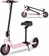 Foldable Electric Scooter with Seat 350W 19MPH 7.8AH 20mi APP Commute Campus