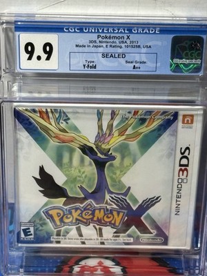 Pokemon X - Nintendo 3DS, 2013 - CGC Graded 9.9/Sealed A++ RARE | eBay