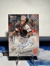 2017 Topps Now All Star Game Buster Posey Auto /99 #AS-5A Giants