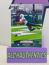 JACKSON HARRIS #9 HAWAII WARRIORS 2025 CHOICE FOOTBALL CARD