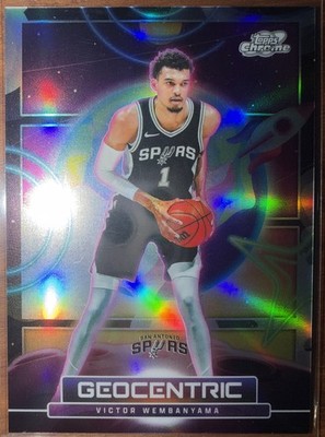 2025-26 Topps Chrome Cosmic Victor Wembanyama Geocentric GE-11