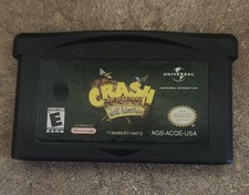 Crash Bandicoot: The Huge Adventure Game Boy Advance GBA Authentic