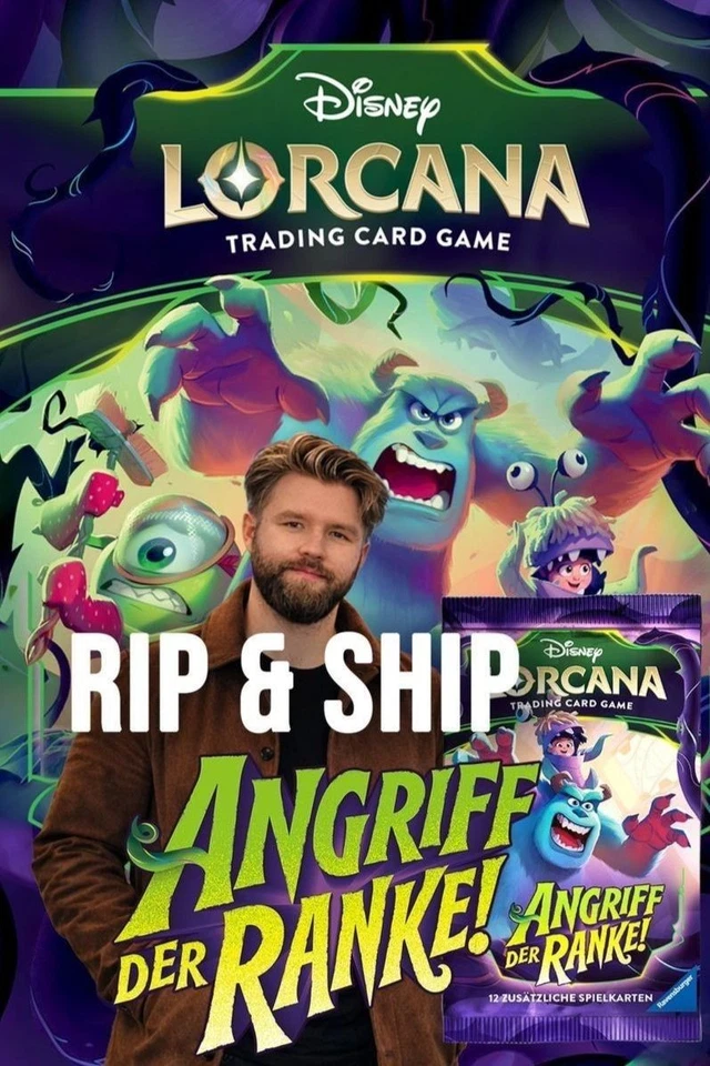 Lorcana Angriff der Ranke Rip & Ship