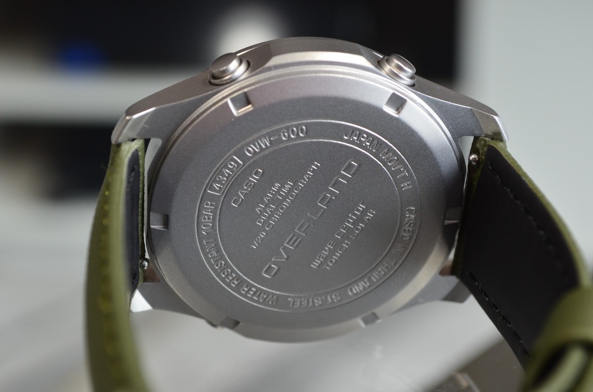 CASIO OVERLAND OVW-600 FIELD WATCH WAVE CEPTOR TOUGH SOLAR 4349