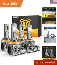 9005/HB3 H11/H8/H9 LED Bulbs Combo, 150,000LM insane Brightness, Real 1:1 Min...