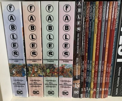 Fables Compendium 1-4 / Fables Deluxe 16 HC / The Unwritten Vol 1-11 TPB Set Lot