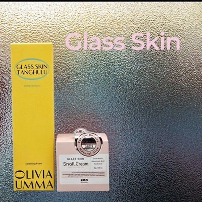 GLASS SKIN Tanghulu Cleansing Foam + Snail Face Cream Natural Glow