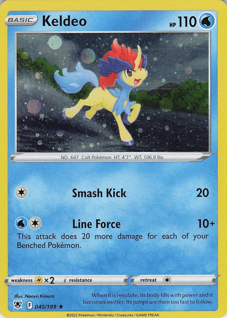 Keldeo - (Cosmos Holo) Holo Holo Rare Miscellaneous Cards & Products 045/189 NM