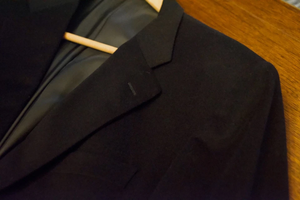 CORNELIANI men's jacket SPORT COAT/BLAZER in black ITALY 44 L - Image 4 of 4