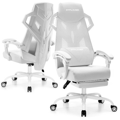 Gaming Chair, Computer Chair with Mesh Back, Ergonomic Game Chair with Footre...