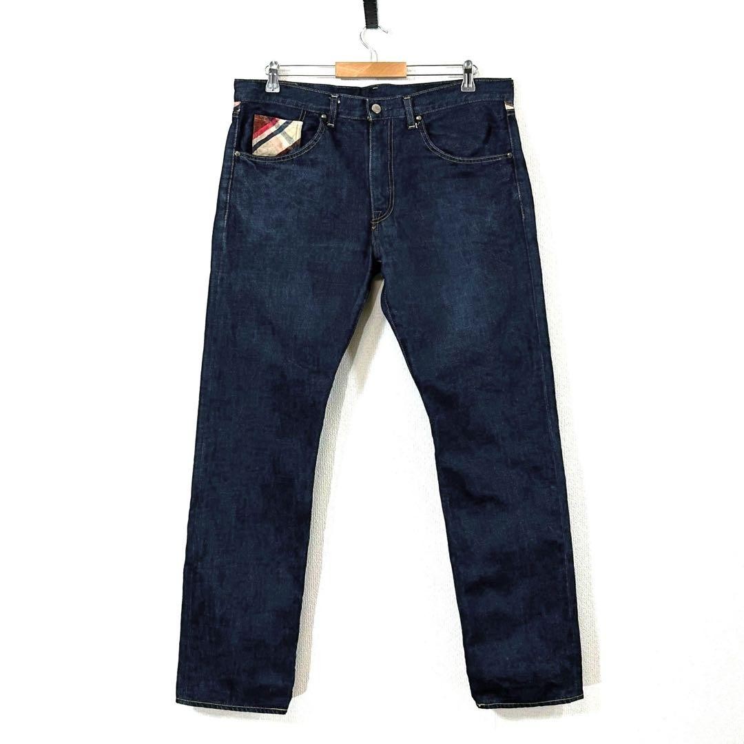 A Bathing Ape Denim Pants Jeans Indigo Blue XL Inseam 86cm BA0226134 thumbnail 2