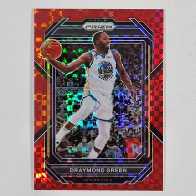 2022-23 Panini Prizm Red Checkerboard Draymond Green /75 Warriors #110