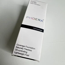 PHOERA Full Coverage Liquid Matte Foundation, 30ml