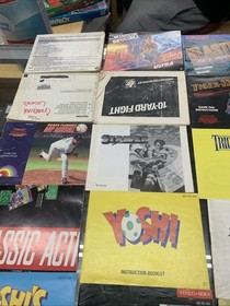 Lotto 50 Libretti Istruzioni NES per Nintendo Mega Man Zelda Castlevania