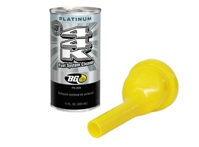 BG 44K PLATINUM Fuel System Cleaner Power Enhancer 11oz. Can With Funnel  PN 208