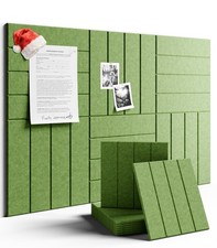 Fluxynara 6-Pack Felt Bulletin Board Tiles 48x36 - Cork Board Alternative