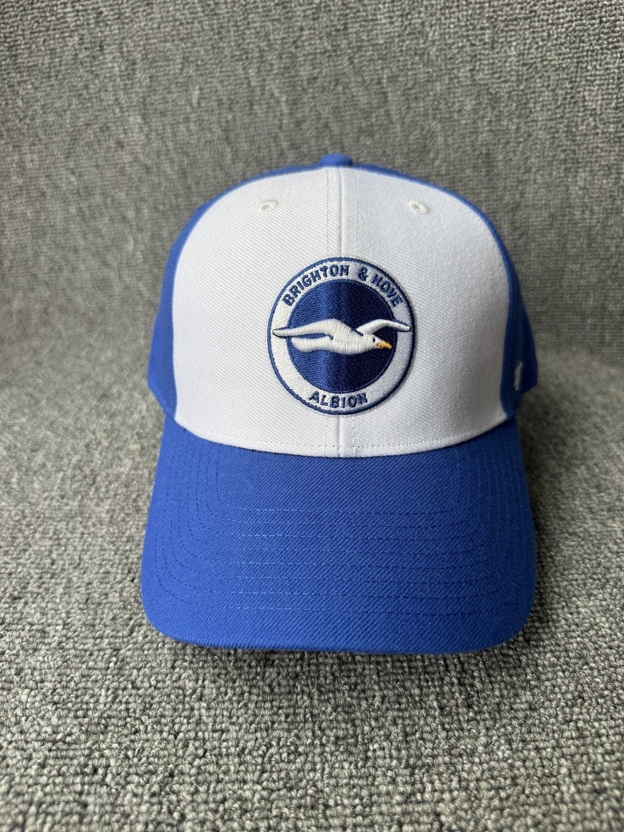 '47 Brand Brighton Hove Albion Seagulls Baseball Cap Strapback Blue White OSFA F