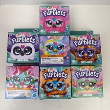 Hasbro Furby Furblets Lot of 7 Mini Plush Musical Toys New In Box