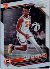 Saniya Rivers 2025 Panini Prizm Silver WNBA #131 Rookie Connecticut Sun