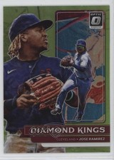 2022 Panini Donruss Optic Diamond Kings Lime Green Prizm Jose Ramirez #7 2k3